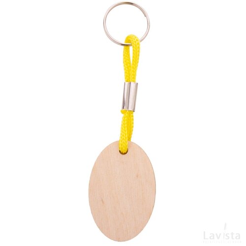 Woody Plus B Custom Made Sleutelhanger Geel