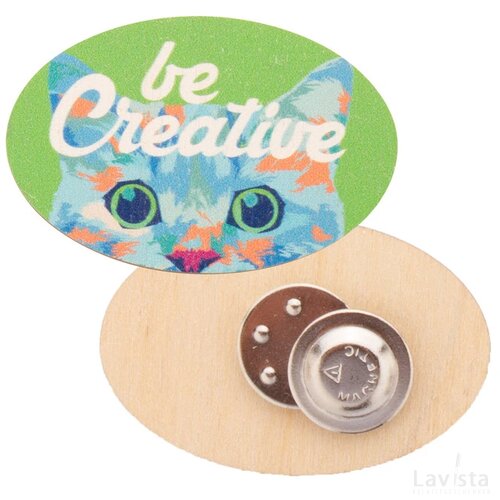 Woobadge Cutsom Made Magnetische Badge Natuurlijk
