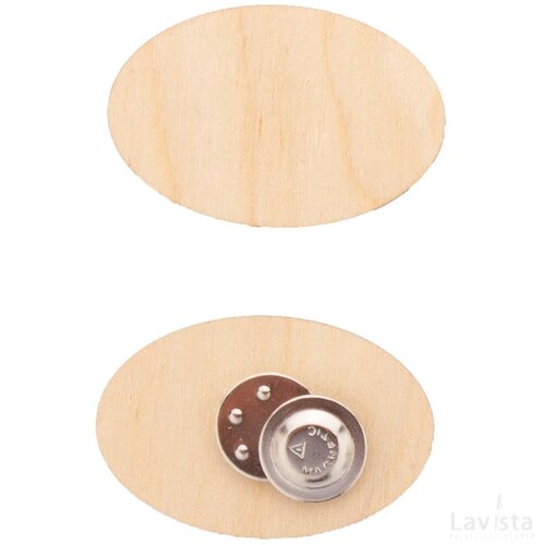 Woobadge Cutsom Made Magnetische Badge Natuurlijk