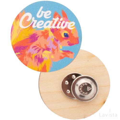 Woobadge Cutsom Made Magnetische Badge Natuurlijk