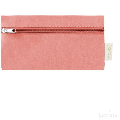 Gerecyclede katoenen etui Rood
