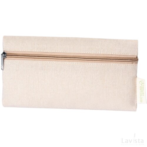 Gerecyclede katoenen etui Naturel