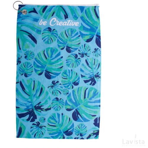 Birdie Sublimatie Golfhanddoek Wit
