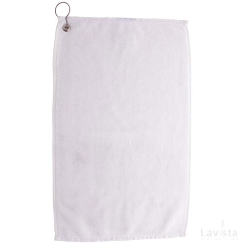 Birdie Sublimatie Golfhanddoek Wit