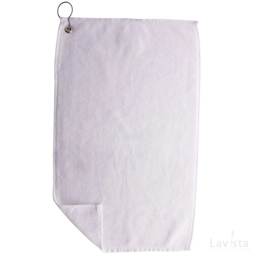Birdie Sublimatie Golfhanddoek Wit
