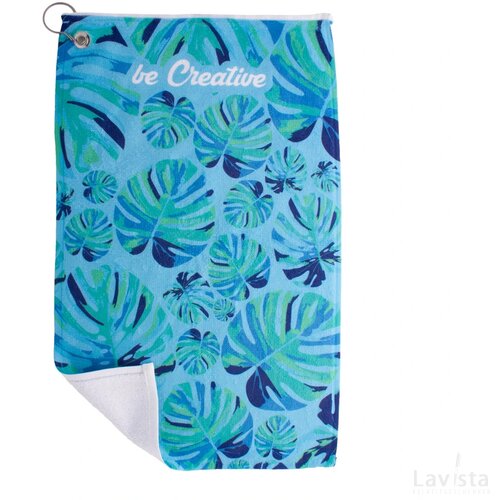 Birdie Sublimatie Golfhanddoek Wit