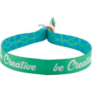 Subowrist Eco Custom Made Rpet-Festivalarmband Natuurlijk
