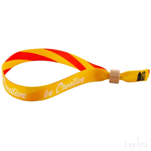 Subowrist Eco Custom Made Rpet-Festivalarmband Natuurlijk