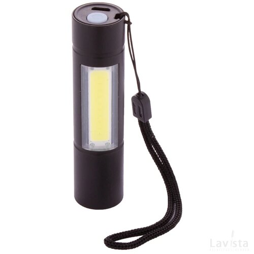 Chargelight Plus Oplaadbare Zaklamp Zwart