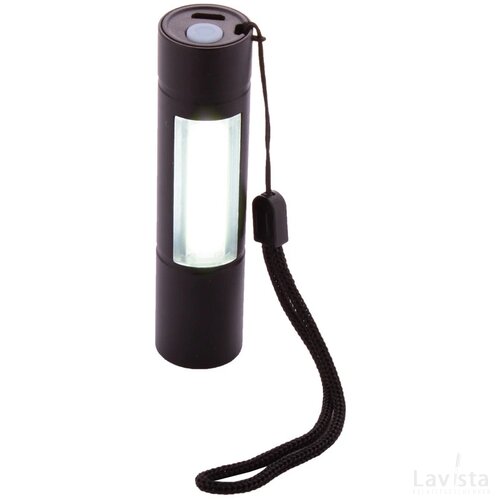 Chargelight Plus Oplaadbare Zaklamp Zwart