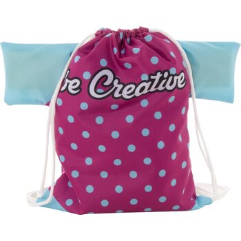 Creadraw T Kids Custom Made Trekkoord Tas Voor Kinderen Wit