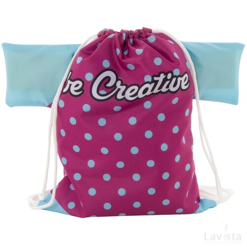 Creadraw T Kids Custom Made Trekkoord Tas Voor Kinderen Wit