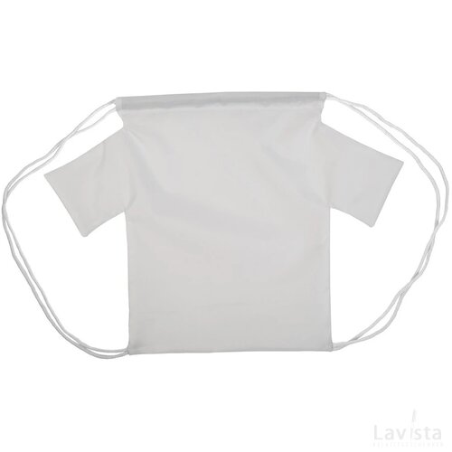 Creadraw T Kids Custom Made Trekkoord Tas Voor Kinderen Wit