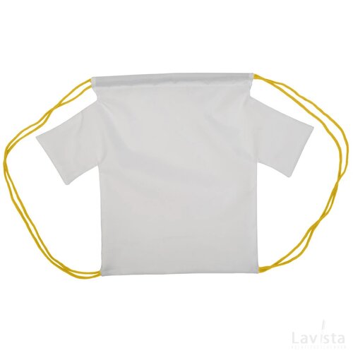 Creadraw T Kids Custom Made Trekkoord Tas Voor Kinderen Geel