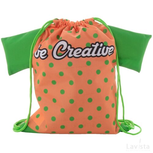 Creadraw T Kids Custom Made Trekkoord Tas Voor Kinderen Groen