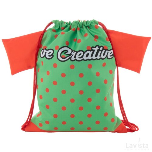 Creadraw T Kids Custom Made Trekkoord Tas Voor Kinderen Rood
