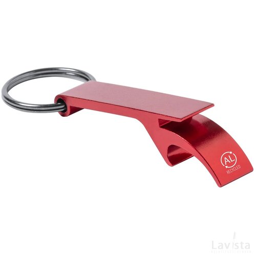 Mixe Flesopener Sleutelhanger Rood