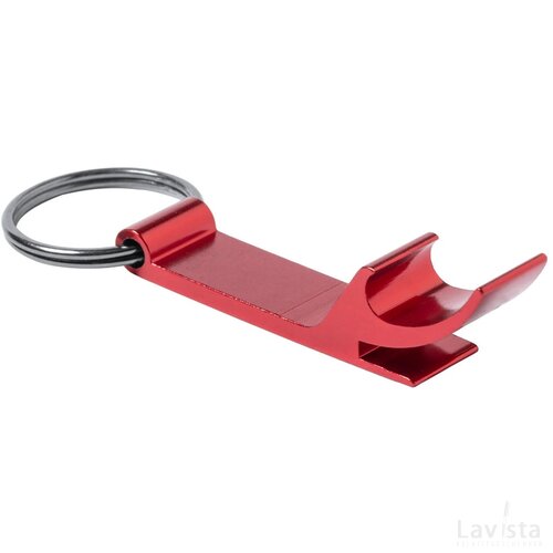 Mixe Flesopener Sleutelhanger Rood