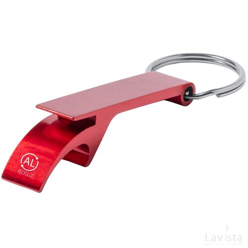 Mixe Flesopener Sleutelhanger Rood