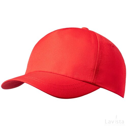 Rick Baseball Pet Voor Kinderen Rood