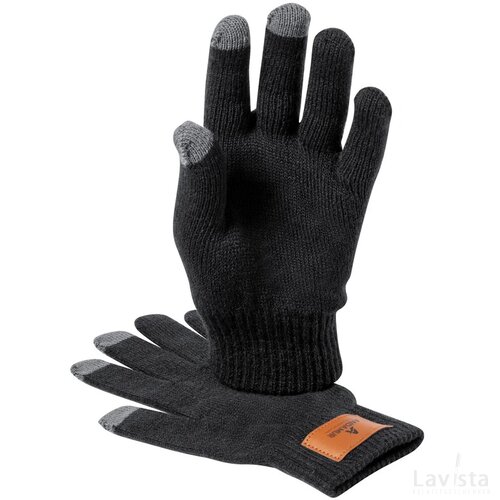 Prasan Muts En Handschoenen Set Zwart