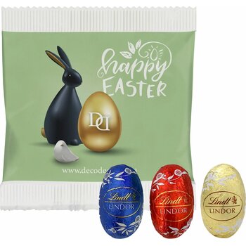 Lindor Paaseitjes in papieren zakje