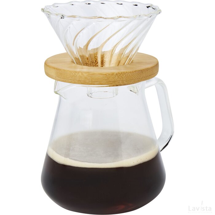 Geis 500 ml glazen koffieapparaat Transparant/Naturel