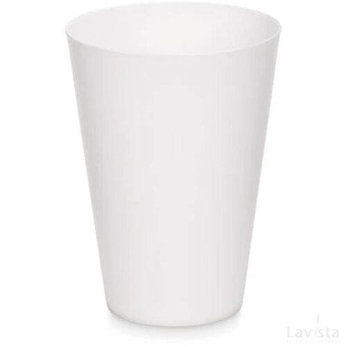 Herbruikbare event beker 300ml Festa large wit