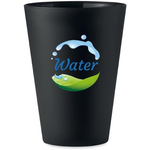 Herbruikbare event beker 300ml Zwart