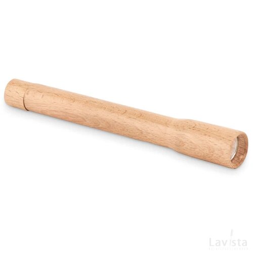 Houten zaklamp met cob-licht Teles hout