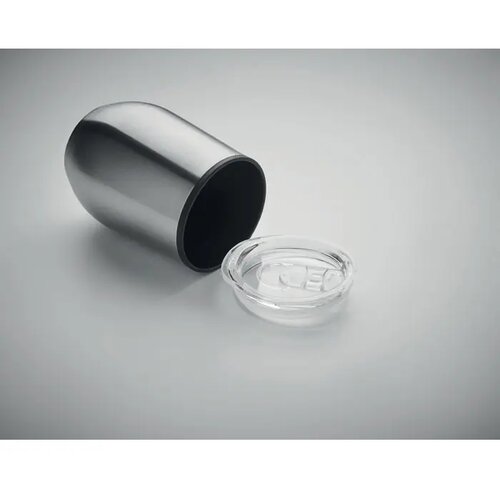 Dubbelwandige reisbeker (350 ml) Zilver