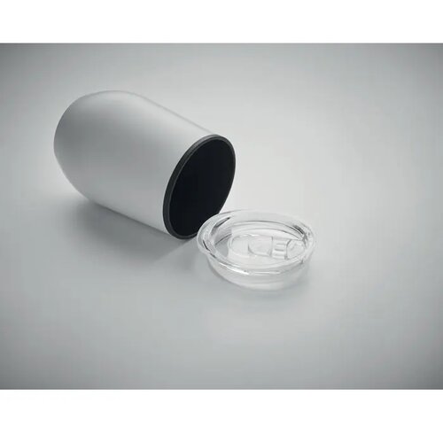 Dubbelwandige reisbeker (350 ml) Wit