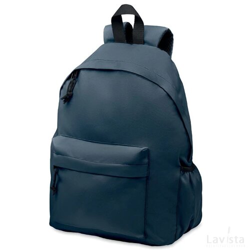 600d rpet polyester rugzak Bapal+ blauw
