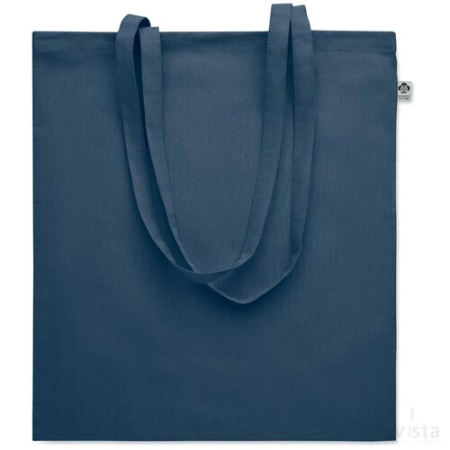 Tas organisch katoen 180 gr/m² Onel blauw