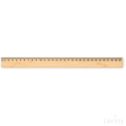 Bamboe liniaal 30cm Baris hout