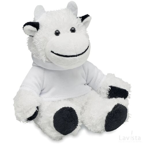 Pluchen teddybeer Manny wit
