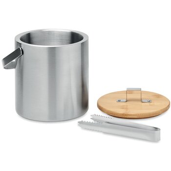 Dubbelwandige ijsemmer Zilver Dubbelwandige ijsemmer Zilver