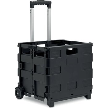 Opvouwbare boodschappentrolley Carro zwart