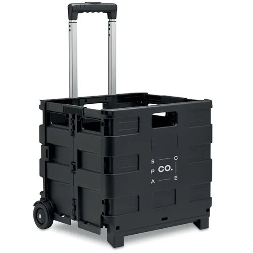 Opvouwbare boodschappentrolley Carro zwart