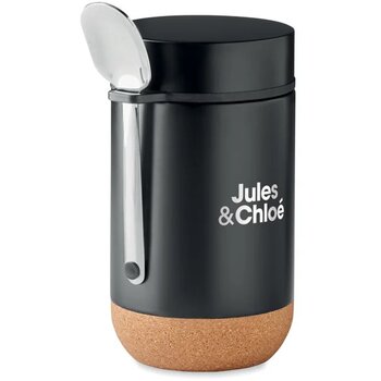 Dubbelwandige pot 400 ml Bettna zwart