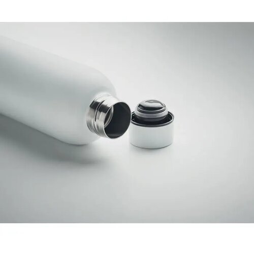 Gerecyclede RVS dubbelwandige fles Wit 650 ml