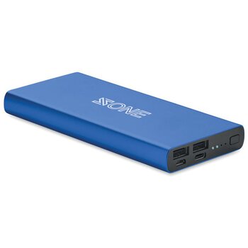 Powerbank Powerflat (10.000 mAh) Kobaltblauw