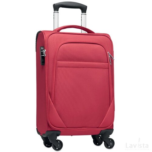 600d rpet zachte trolley Voyage rood