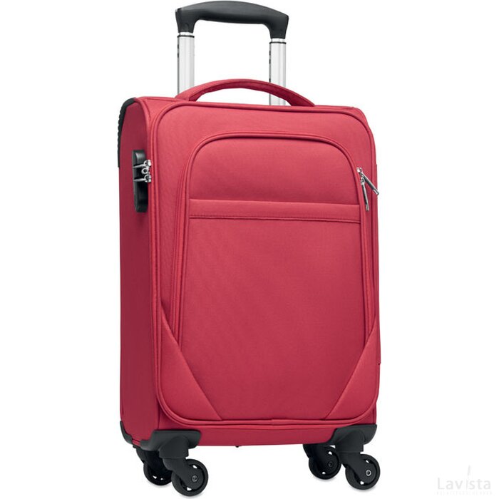 600d rpet zachte trolley Voyage rood