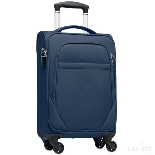 600d rpet zachte trolley Voyage blauw
