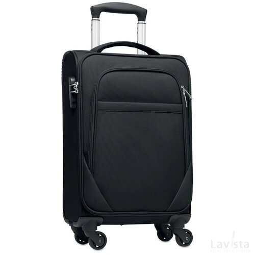 600d rpet zachte trolley Voyage zwart