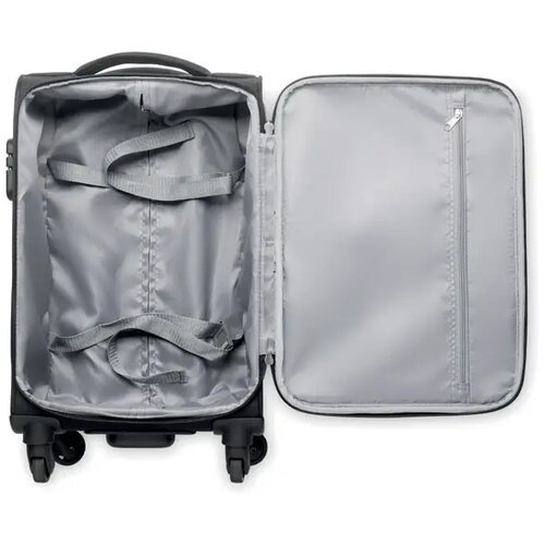 600d rpet zachte trolley Voyage zwart