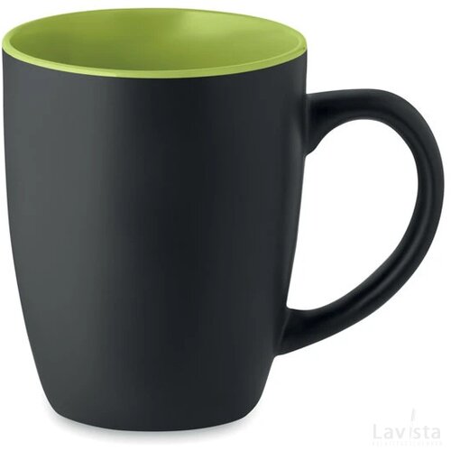 Tweekleurige mok 290 ml Lim limoen