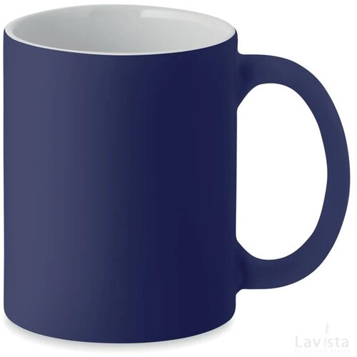 Matte gekleurde mok 300 ml Dublin colour donker marineblauw