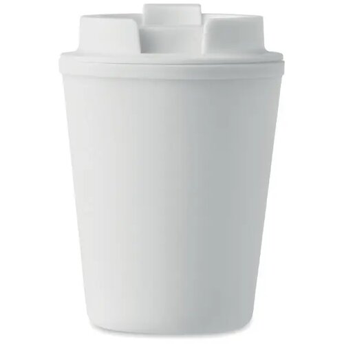 Gerecyclede thermosbeker Wit 300 ml